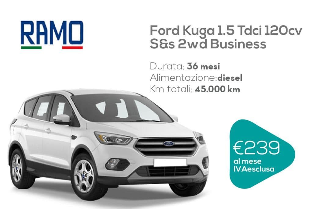 Ford Kuga Tdci 120cv-Noleggio Lungotermine